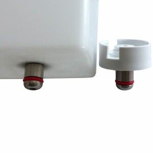 Nachrüst-Set für ECM AquaAroma Crema Wasserfilter für Wassertanks mit Edelstahladapter
